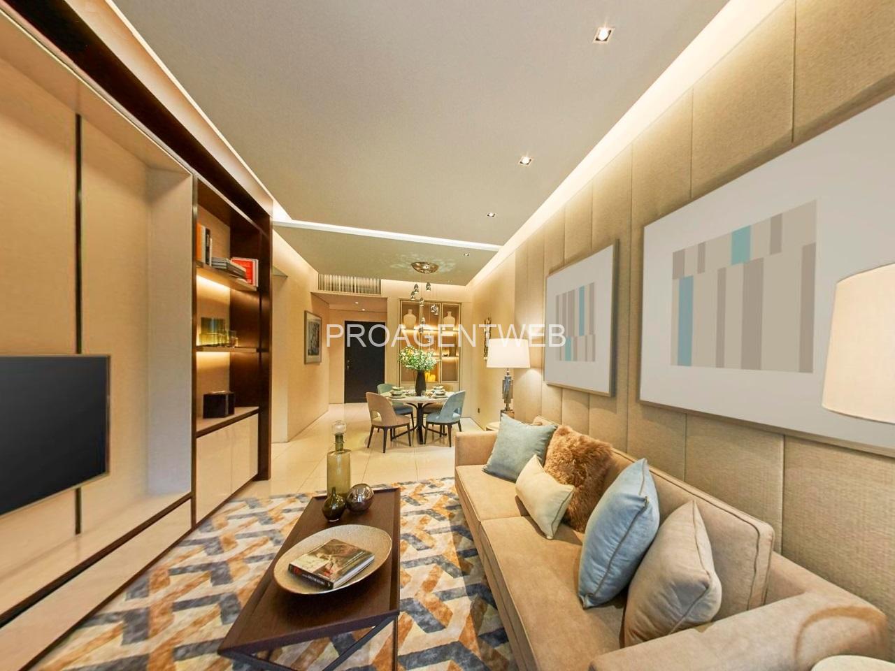 Duta Park Residences Condo Unit Type A – Living Room Area